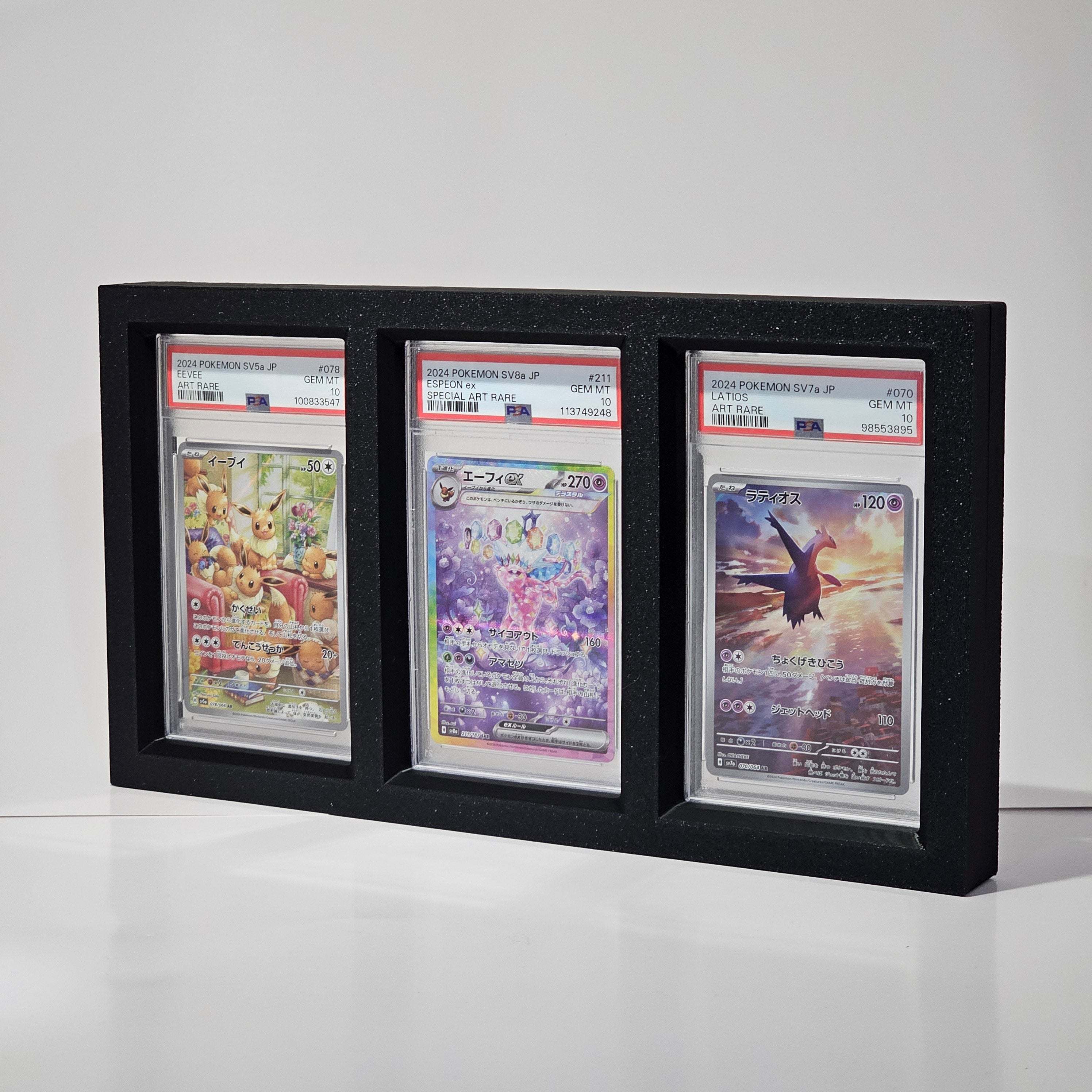 PSA Slab 3 Card Display – Magnetic Two-Piece Frame for Pokémon & TCG Cards