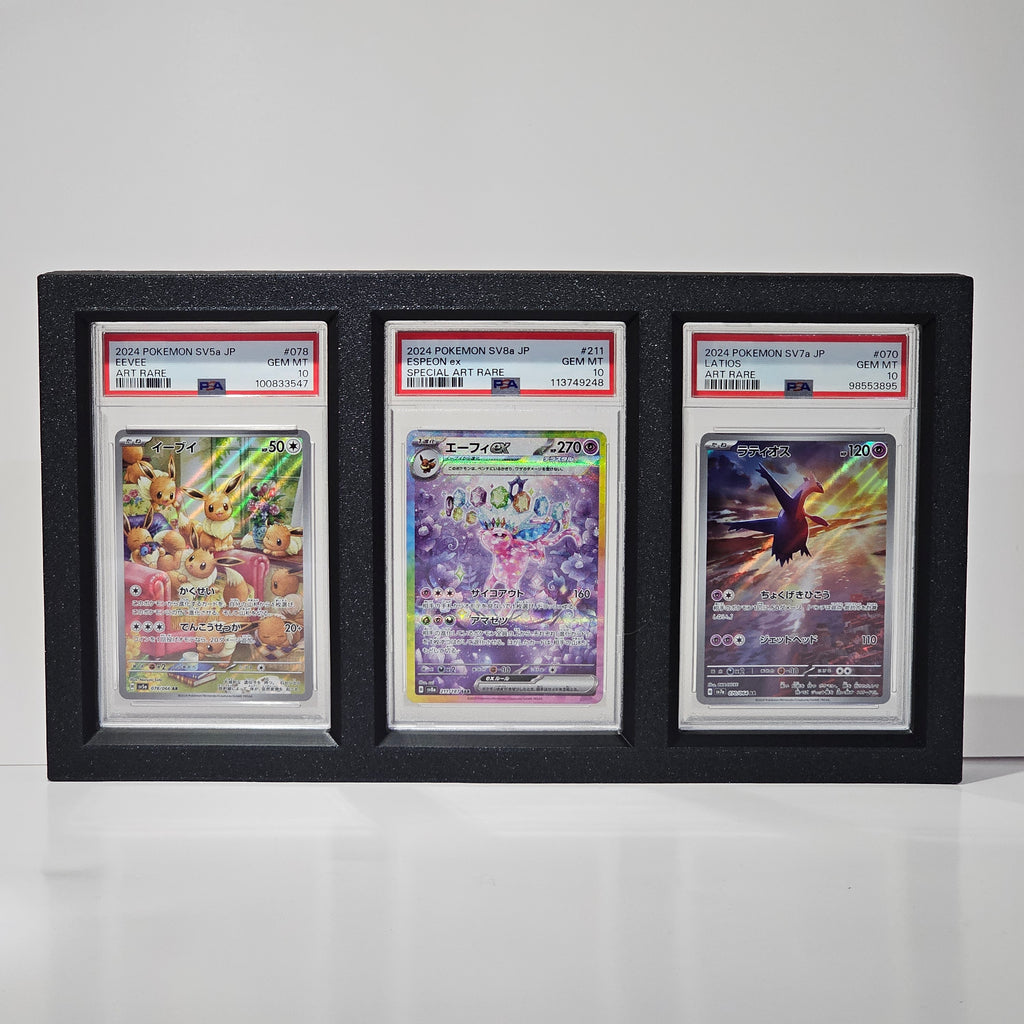 PSA Slab 3 Card Display – Magnetic Two-Piece Frame for Pokémon & TCG Cards