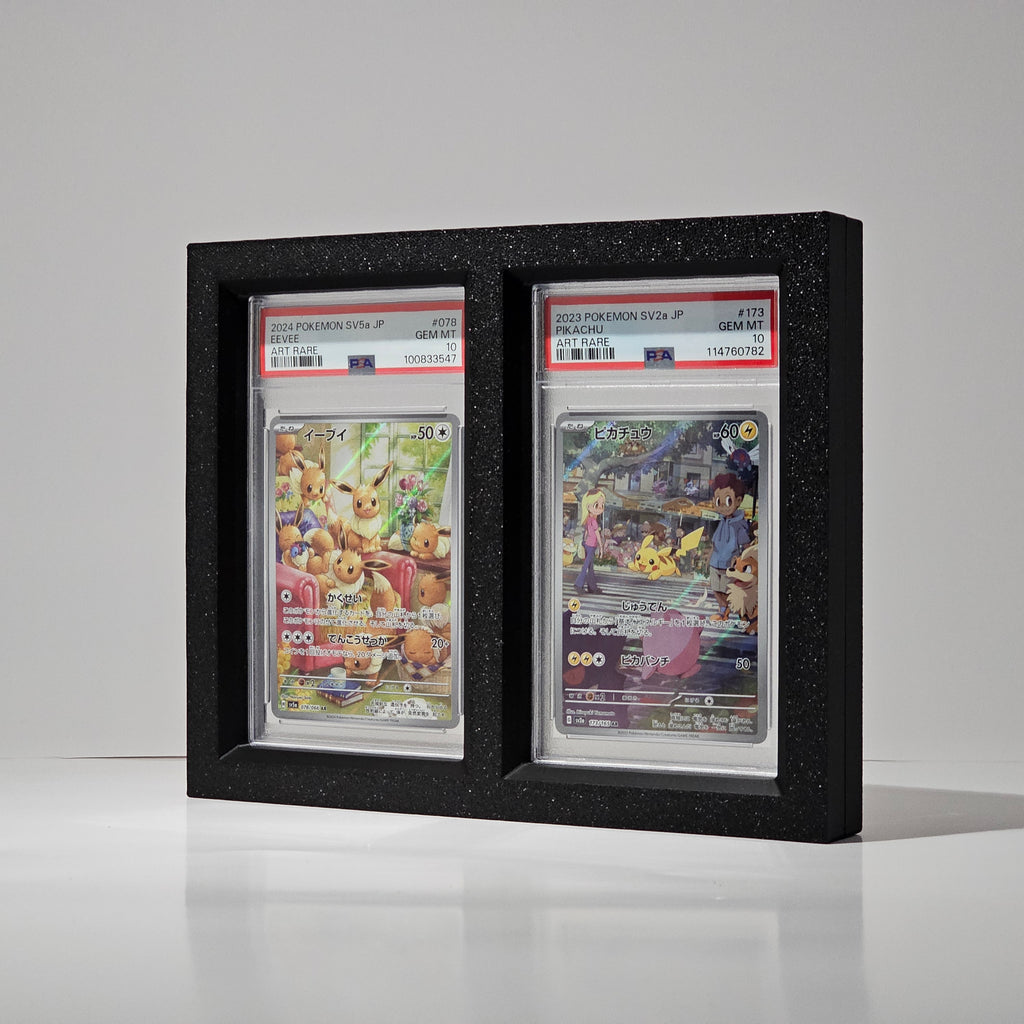 PSA Slab 2 Card Display – Magnetic Two-Piece Frame for Pokémon & TCG Cards