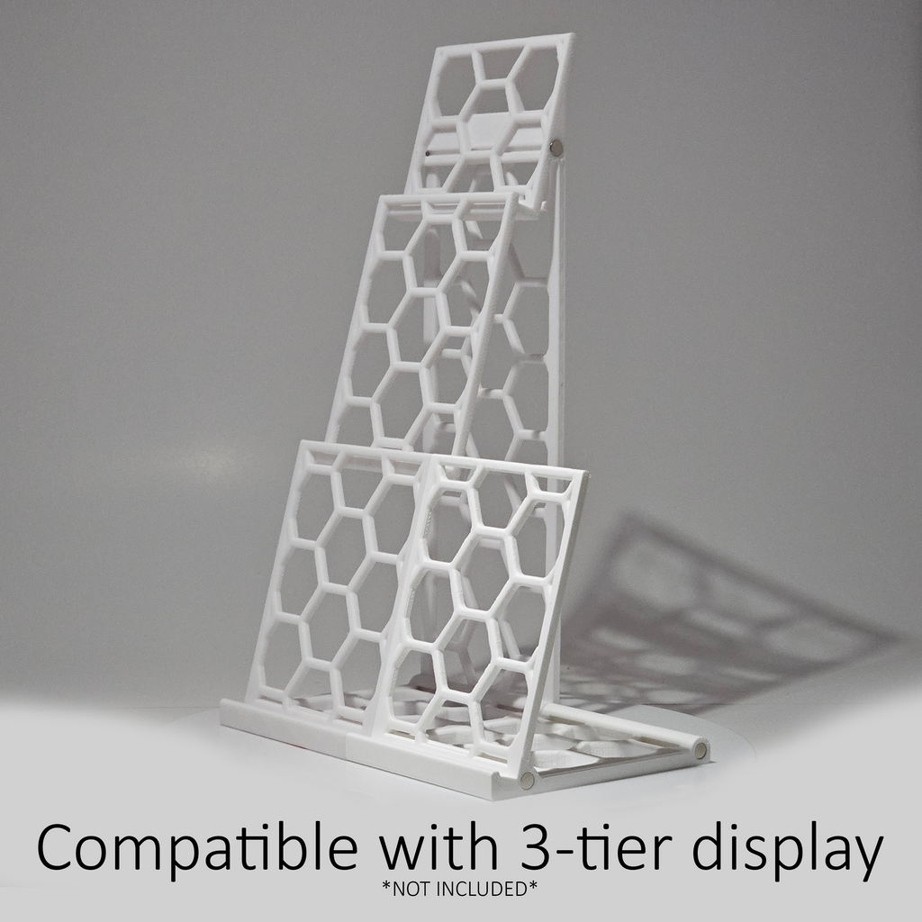 1-Tier Graded Card Display Tower – Magnetic Expandable Stand for PSA, BGS, CGC & More