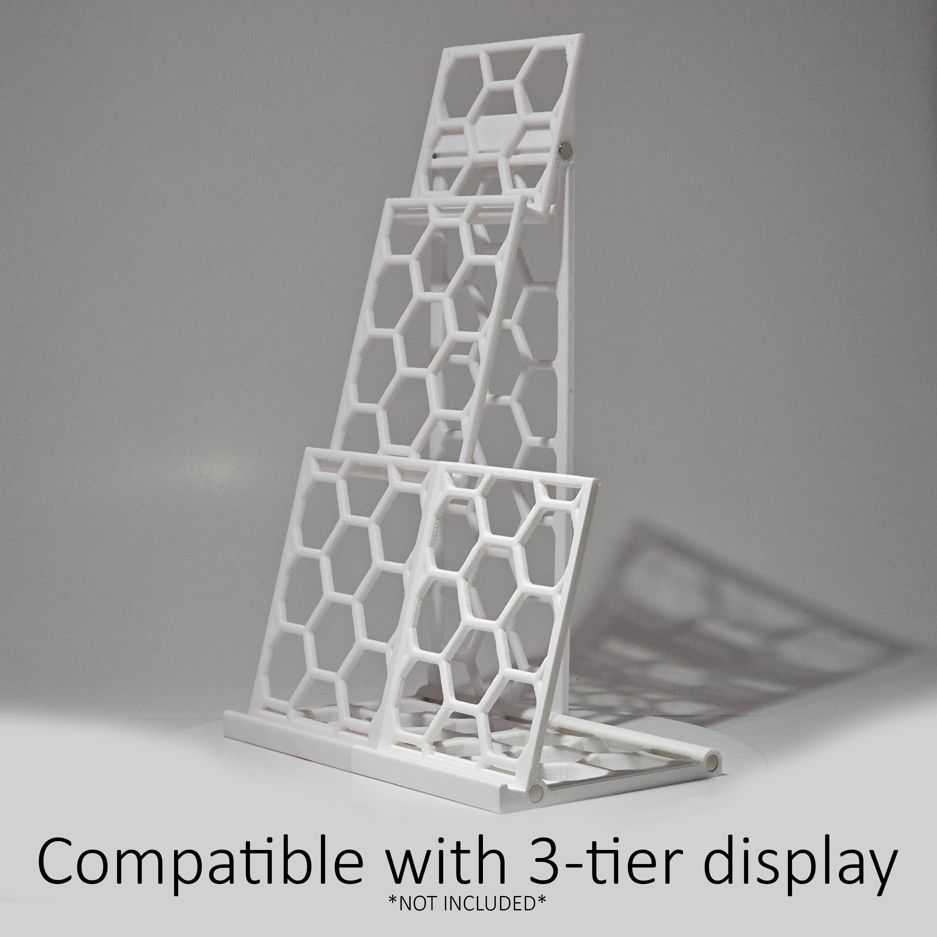 1-Tier Graded Card Display Tower – Magnetic Expandable Stand for PSA, BGS, CGC & More
