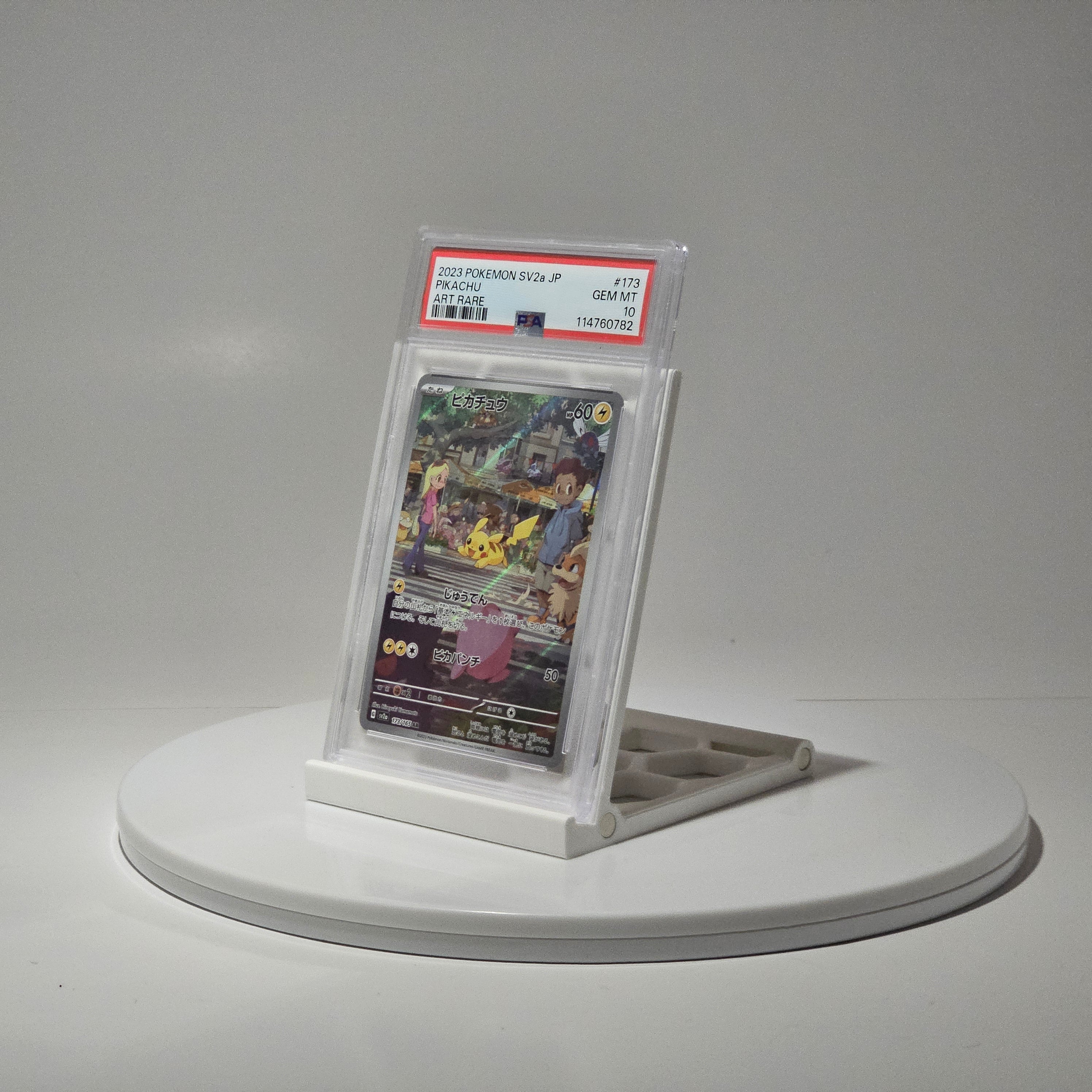 1-Tier Graded Card Display Tower – Magnetic Expandable Stand for PSA, BGS, CGC & More