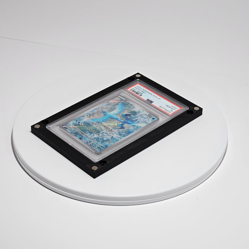 PSA Slab Wall Mount Display – Magnetic Frame for 1 Graded Card (Pokémon, Sports, TCG) (3-Pack)