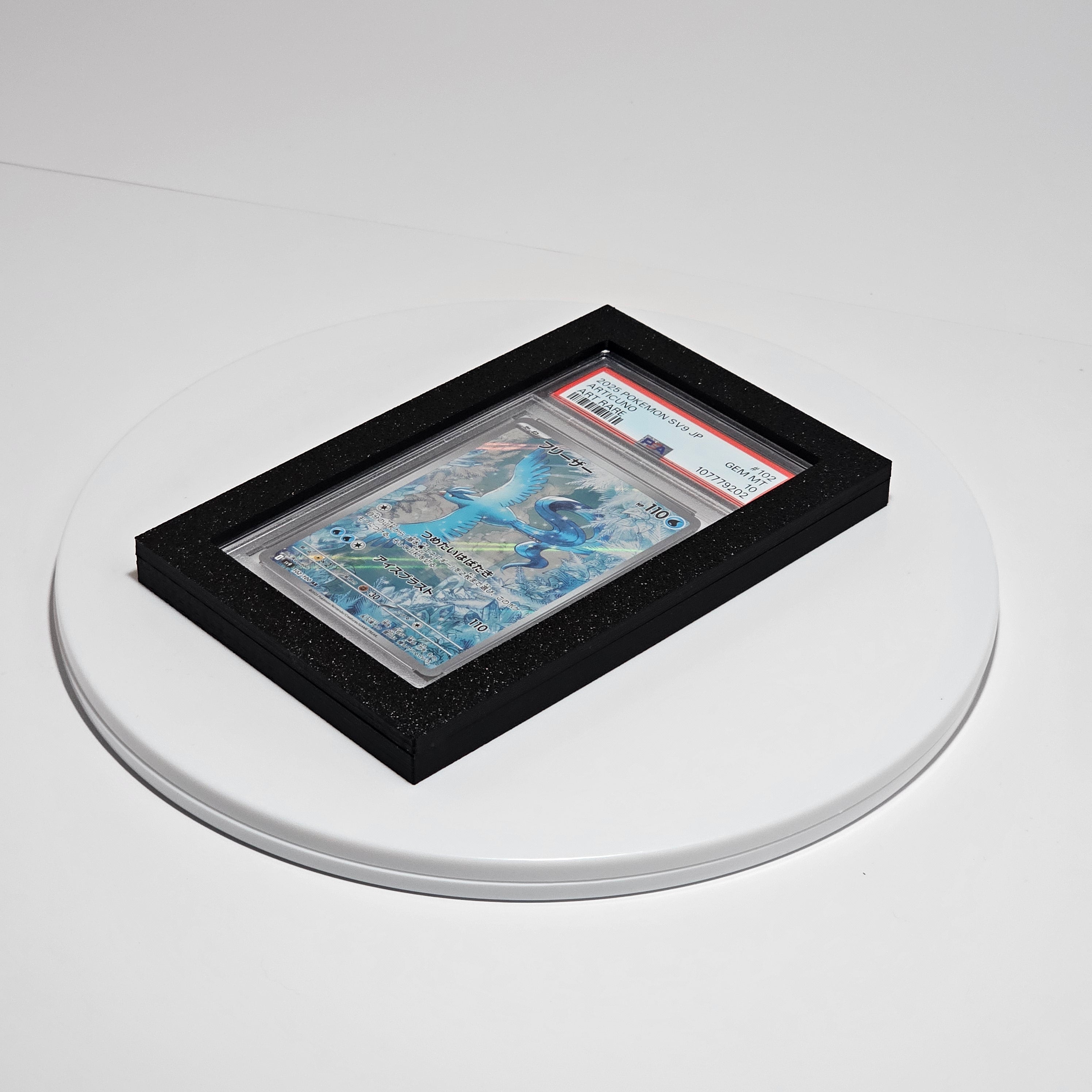 PSA Slab Wall Mount Display – Magnetic Frame for 1 Graded Card (Pokémon, Sports, TCG) (3-Pack)