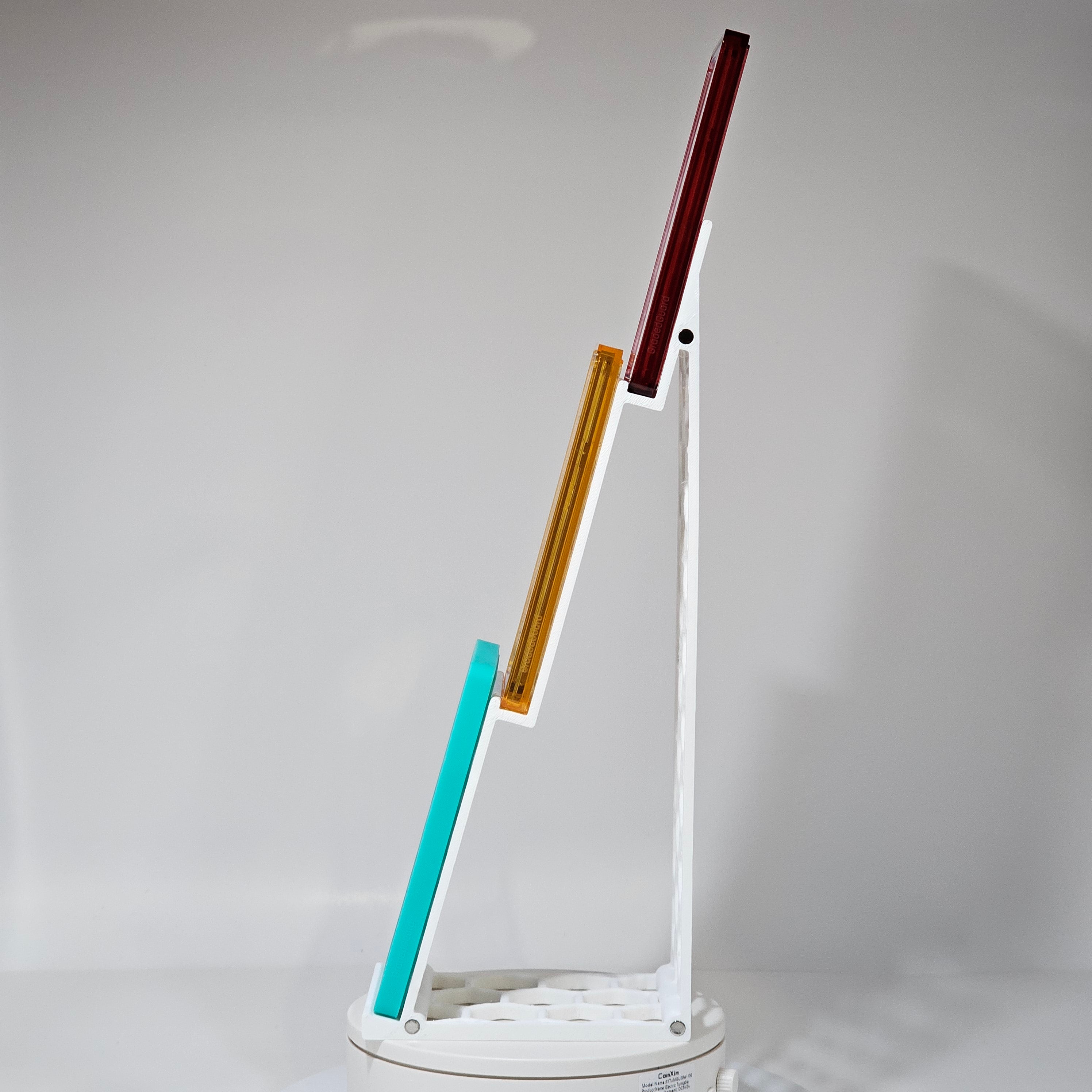 3-Tier XL Graded Card Display Tower Stand w/ Magnetic Expansion (2-Pack)