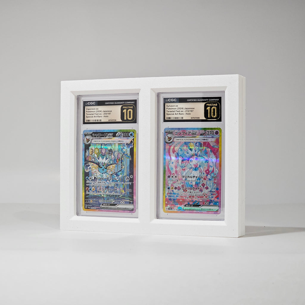PSA Slab 2 Card Display – Magnetic Two-Piece Frame for Pokémon & TCG Cards