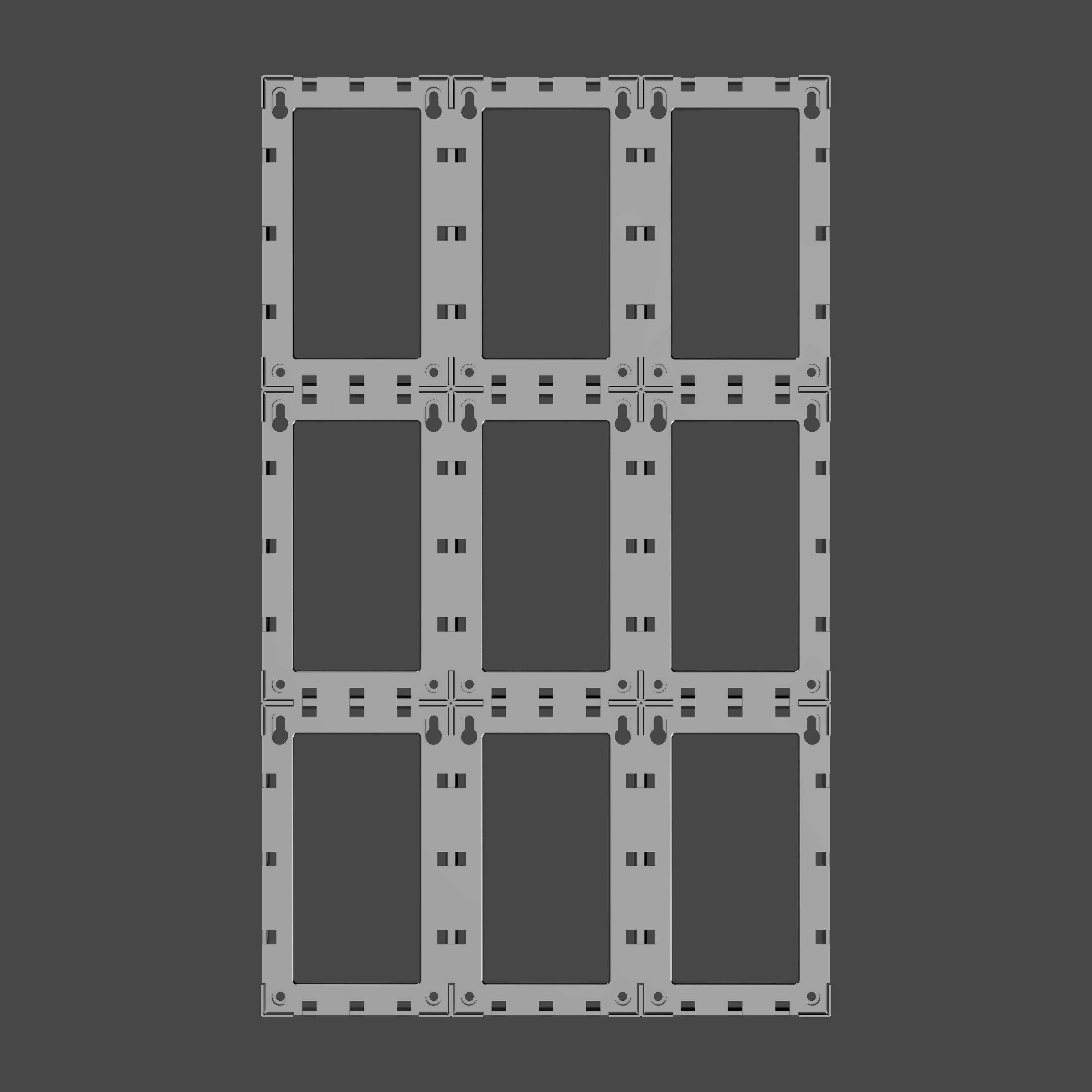 The GRID - Modular Wall Mount Display System