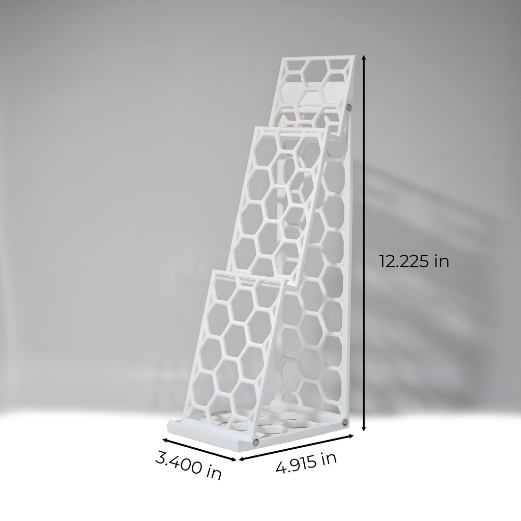 3-Tier XL Graded Card Display Tower Stand w/ Magnetic Expansion (2-Pack)