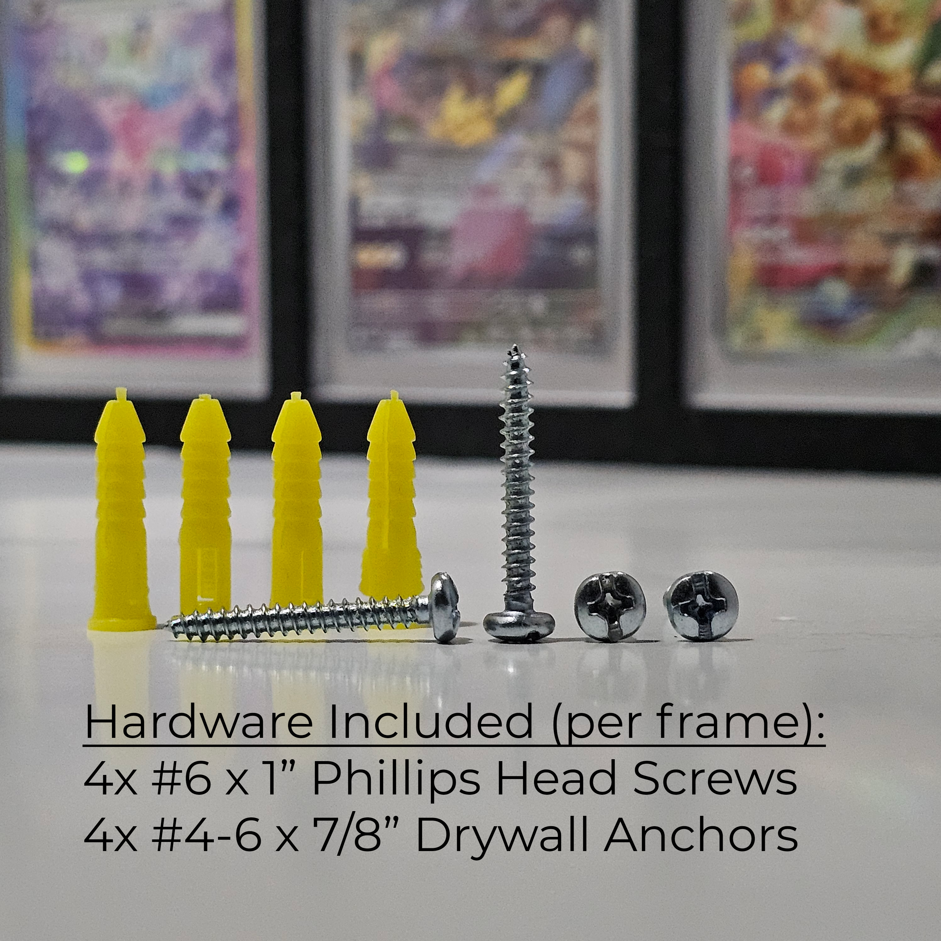 PSA Slab Wall Mount Display – Magnetic Frame for 1 Graded Card (Pokémon, Sports, TCG) (3-Pack)
