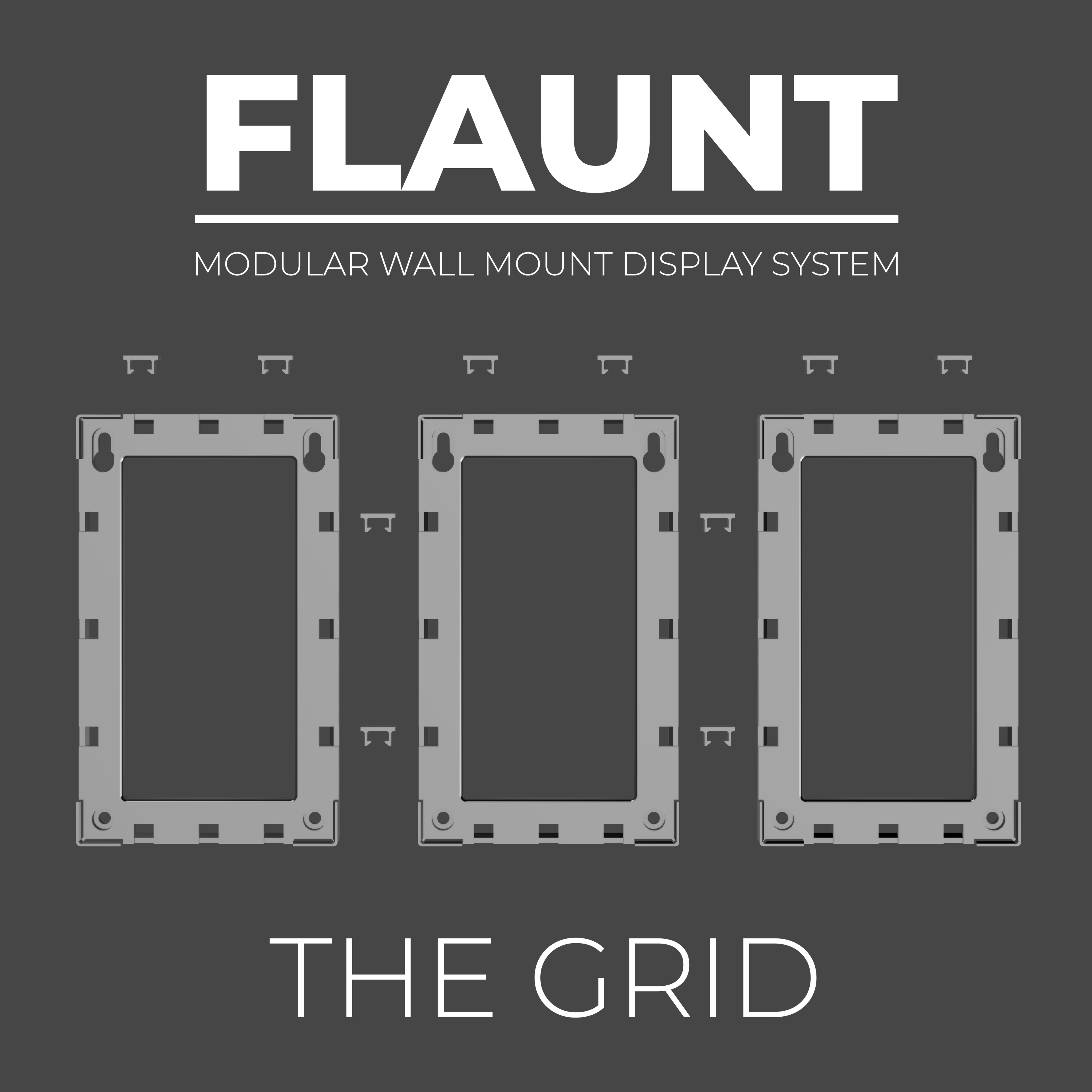 The GRID - Modular Wall Mount Display System