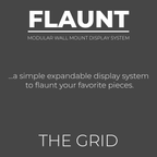 The GRID - Modular Wall Mount Display System